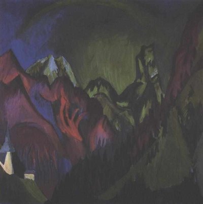 Zügenschlucht near Monstein by Ernst Ludwig Kirchner